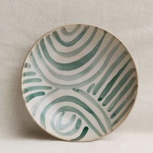 La última pegatina de cuenco de madera de Acacia esmalte impreso diseño moderno cuenco para servir y frutero para utensilios de cocina hechos a mano - Product Image 3