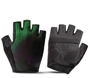 Gants de sport antidérapants personnalisés pour la musculation, en spandex, demi-doigts, imperméables, protection UV, musculation, haltérophilie, OEM - Product Image 3