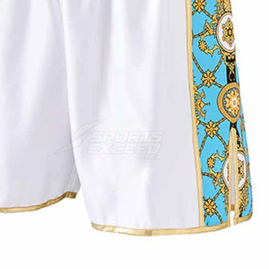 Pantalones Cortos de Boxeo Más Vendidos, Tela Transpirable, Peso Ligero, Logotipo Frontal Personalizable, Precio Bajo, Nailon/Poliéster de Alta Calidad - Product Image 5