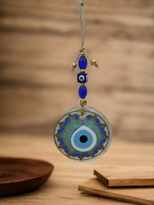 Ojo Turco DAFNI de 11 CM, Hecho a Mano, con Relieve, Magnético, de Vidrio, Tradicional, Promocional, Novedoso, para Decoración de Pared - Product Image 2