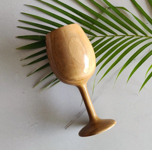 Wooden Wine <b>glass</b> for Kitchen & Tabletop at Reasonable Price Top Selling Natural Wood Color <b>Glass</b> Best price - Product Image 3