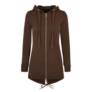 Unisex de alta calidad Graphic Essentials Sudadera con capucha de algodón de gran tamaño de peso pesado cuello alto cremallera sudaderas con capucha cortas para mujer - Product Image 1