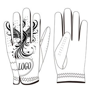 Gants de golf 100% en PU de haute qualité avec logo personnalisé Gants de golf en cuir antidérapants pour hommes - Product Image 2