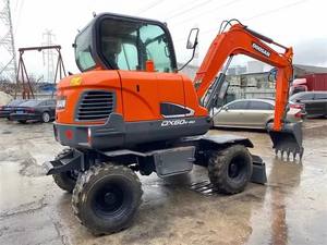 Mini pelleteuse hydraulique Doosan DX60 d'occasion moteur 5 tonnes bonne condition stock vente d'occasion - Product Image 6