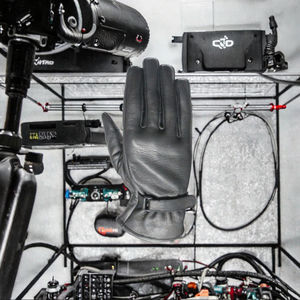 Gants de moto en cuir à doigts complets avec poignée antidérapante, fermeture à boucle et crochet résistante à l'usure pour la conduite quotidienne unisexe - Product Image 4