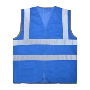 Gilet de sécurité réfléchissant édition artisanale avec logo personnalisé, haute visibilité, classe 1 ANSI, éclairage LED, service OEM - Product Image 4