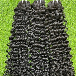 Extensiones de Cabello Camboyano Virgen Natural con Ondas Profundas, Trama Doble a Máquina, Pedido al por Mayor, Estilo de Ondas Naturales - Product Image 4