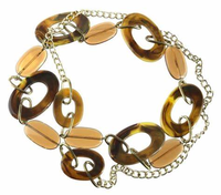 Collier en corne de boeuf de buffle pour femmes de style classique New Look Natural Eco-Friendly Imitation Pearl pour les filles