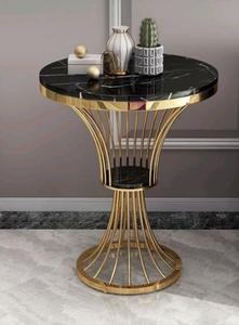 โต๊ะกาแฟพร้อมตัวเครื่องทำจากโลหะสำหรับตกแต่งห้องนั่งเล่น - Product Image 6