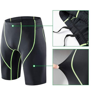 Shorts de compression pour hommes de la meilleure qualité, vêtements de sport, shorts d'entraînement et de fitness, shorts de compression élastiques en polyester spandex - Product Image 4