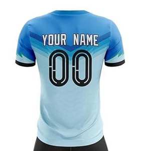 Proveedor de Alta Calidad Camiseta de Fútbol de Secado Rápido Transpirable 100% Poliéster Uniforme de Fútbol para Hombre con Impresión de Logotipo Personalizado - Product Image 5