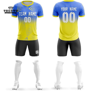 Maillot de football thaïlandais de qualité supérieure pour équipes unisexes, tenues de club, fans, extérieur 2024, nouveaux ensembles de football, sublimation et sérigraphie, adulte - Product Image 1