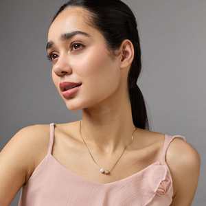 Collar Vintage de Moda 192130 con Perlas de Imitación en Cadenas de Aleación, Estilo Retro con Patrón Numérico - Product Image 1