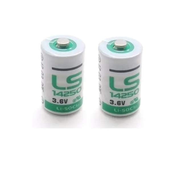 3.6V 14250 LS14250 1/2 ए. ए. 1/2AA मीटर इलेक्ट्रॉनिक उपकरण के लिए प्राथमिक बैटरी Li-SOCL2 सेल LS14250 पीएलसी लिथियम बैटरी
