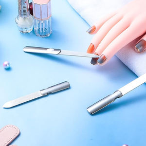 Mini Lima de Uñas Recta de Acero Inoxidable de Doble Cara para un Aseo Preciso y Uso Prolongado - Product Image 6