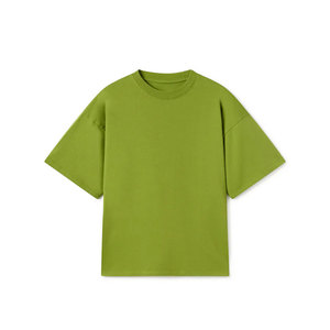 Rue décontracté couleur unie lâche Sport hommes t-shirt personnalisé 270g coton Vintage lavé hommes t-shirts - Product Image 1