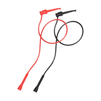 Mini pince à crochet de test avec prise de 2mm Connexion facile au fil de test de multimètre de sonde de 2mm pour les applications automobiles industrielles extérieures
