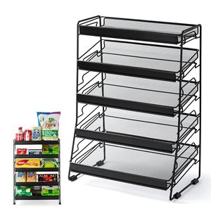 Estante de exhibición de supermercado de metal resistente personalizado con instalación en encimera y fácil montaje para grandes puntos de venta al por menor - Product Image 5