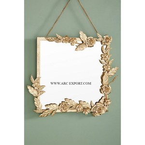Hot Selling Decorative Flower Design Wall Photo <b>Frame</b> Crystal <b>Frames</b> Premium Metal Photo <b>Frame</b> Golden Color Shiny Polished - Product Image 1