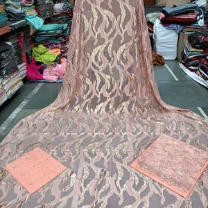 ชุดแต่งงานแฟรนซาวีขายดี คุณภาพสูง ผ้าไหมแท้ 100% พิมพ์ลายหลากสี ประดับคริสตัล ผ้าทอระบายอากาศได้ดี สไตล์โซมาลี - Product Image 1