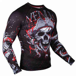 MMA Training Gym BJJ Rash Guards Impresión HD Sublimado Transpirable Personalizado Venta al por mayor Jiu Jitsu Kimono de Jiu Jitsu - Product Image 2