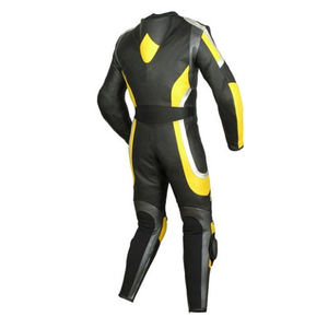 Costume de moto homme personnalisé de qualité supérieure en cuir véritable extérieur coupe-vent Sport vélo équitation maillot de course - Product Image 2