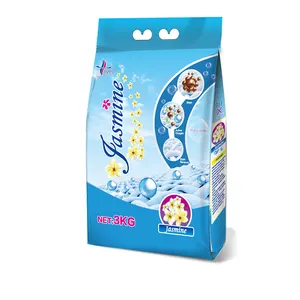 3kgkg super cleaner bleach whitening washing detergent bluk laundry powder soap in detergent from China manufacturers