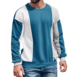 Diseña tus propias sudaderas de lana de algodón orgánico 100% de manga larga para hombre de invierno de dos tonos de color ecológico diseño Simple alto - Product Image 3