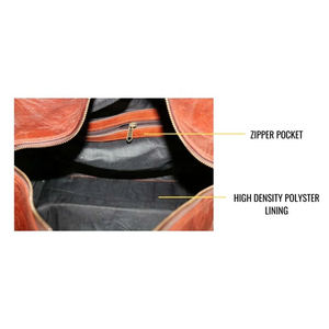 Bolso de viaje de cuero de cabra genuino, bolso de cuero de fin de semana para la noche, bolso deportivo para gimnasio para hombres y mujeres - Product Image 4