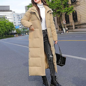 Recién llegado, chaquetas largas acolchadas para mujer/temporada de otoño e invierno, ropa informal, chaquetas largas acolchadas para mujer - Product Image 4