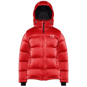 แจ็กเก็ตปลาปักเป้าสำหรับผู้หญิงคลาสสิกแขนยาวซิปขึ้นสตรีทแวร์หนังแกะสีตามสั่งถักผ่านกรรมวิธี - Product Image 1