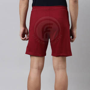 Pantalones cortos de algodón 100% ligeros de alta calidad para hombre, precio al por mayor, pantalones cortos de gimnasio informales con logotipo personalizado, tipo de patrón sólido - Product Image 4