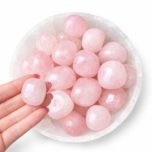 Pierres Roulées en Quartz Rose Naturel en Gros, Sculptées, Lisses et Polies, Cristal Rose pour l'Amour, l'Énergie de Guérison, l'Artisanat, les Chakras et les Cadeaux - Product Image 2