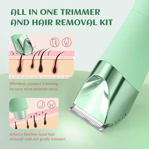 Afeitadora Eléctrica Húmeda/Seca para Mujer, Afeitadora Indolora para Zonas del Bikini, Brazos, Piernas y Varias Partes del Cuerpo - Product Image 4