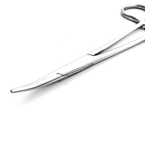 Pinzas Curvas Profesionales para Arterias, Juego de Instrumentos Quirúrgicos de Acero Inoxidable, Logotipo Personalizado, Duraderas, Uso Médico Manual - Product Image 2