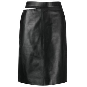 Best Design Wholesale Price Leather <b>Skirts</b> <b>for</b> Women / High Waist Solid Color Slim Fitted Women Leather Made <b>Summer</b> <b>Skirt</b> - Product Image 5