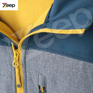 OEM Breathable <b>Hooded</b> Winter Mens <b>Soft</b> <b>Shell</b> <b>Jacket</b> High Quality Water & Windproof Front Logo - Product Image 2