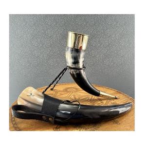 Wholesale High Quality Handmade Viking Drinking Horn Best Leak-Proof Food Safe Polished Horn Business Gift Size - Product Image 2