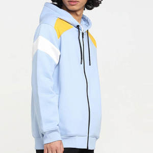 Bajo MOQ bordado 100% algodón personalizado impreso Casual hombres invierno de talla grande sudaderas con capucha manga larga tela cómoda servicio OEM - Product Image 3