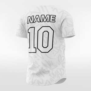 Men's <b>Baseball</b> Jersey Denim - Printed & Moisture Wicking, Custom OEM Wholesale - Product Image 5