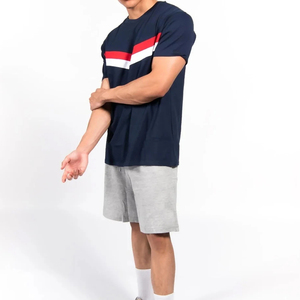Lightweight Summer Breathable T-Shirt Short <b>Set</b> Customized Made Men Two Piece <b>Twins</b> <b>Set</b> Made in Pakistan - Product Image 4