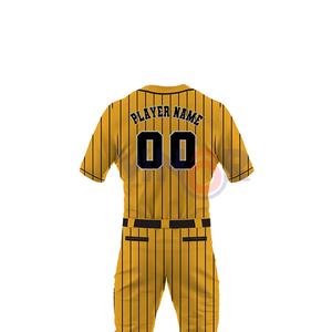 Meilleur fabricant prix direct usine maillot de baseball personnalisé avec short ensembles vêtements de sport services OEM uniforme de baseball - Product Image 6