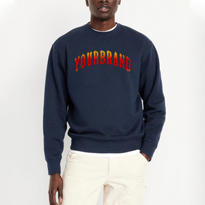 สเวตเชิ้ตสำหรับผู้ชายผ้าฝ้าย100% มีฮู้ดและสเวตเชิ้ตคอกลมใส่สบายธรรมดาพิมพ์โลโก้ออกแบบได้ตามต้องการ - Product Image 1