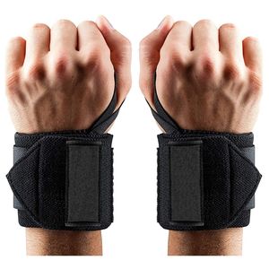 Muñequeras de levantamiento profesional con logotipo de goma personalizado para entrenamiento cruzado Muñequeras de levantamiento de pesas OEM - Product Image 1