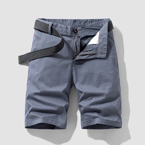 Short de course double couche pour hommes Poches zippées Vêtements d'entraînement de fitness longue durée Motif solide Été adapté Mid 6XL - Product Image 4