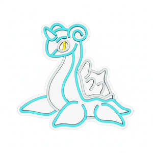 Pokemon Lokhlass Neon <b>Wall</b> Lamps Plastic Body Unique Design Neon <b>Lighting</b> - Product Image 2