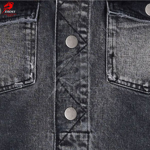 Vestes en jean classiques pour hommes, coupe structurée, vêtements de mode urbaine décontractée pour la collection de style streetwear moderne - Product Image 6