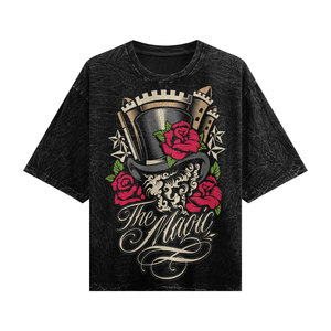 220GSM 100% algodón de alta calidad Camiseta de manga corta con logotipo personalizado DTG/DTF serigrafía de talla grande cuello redondo para hombres Vintage - Product Image 4