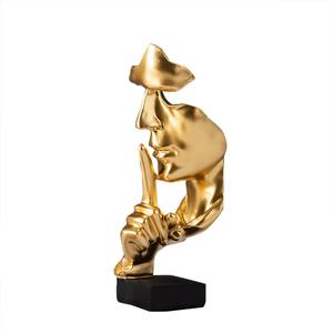Meilleur Prix Décoratif Abstrait Sculpture En Métal Accent pour Bureau À Domicile Figurine Humaine Objet Hotsale Intérieur Showpiece - Product Image 4