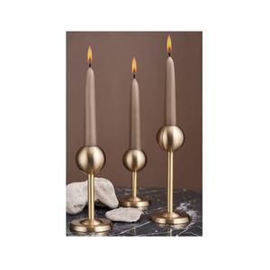 Candelabro Triple de Metal Hecho a Mano con Aspecto Antiguo para Interiores Elegantes, Luces para Ceremonias de Boda y Decoración de Eventos Especiales - Product Image 2